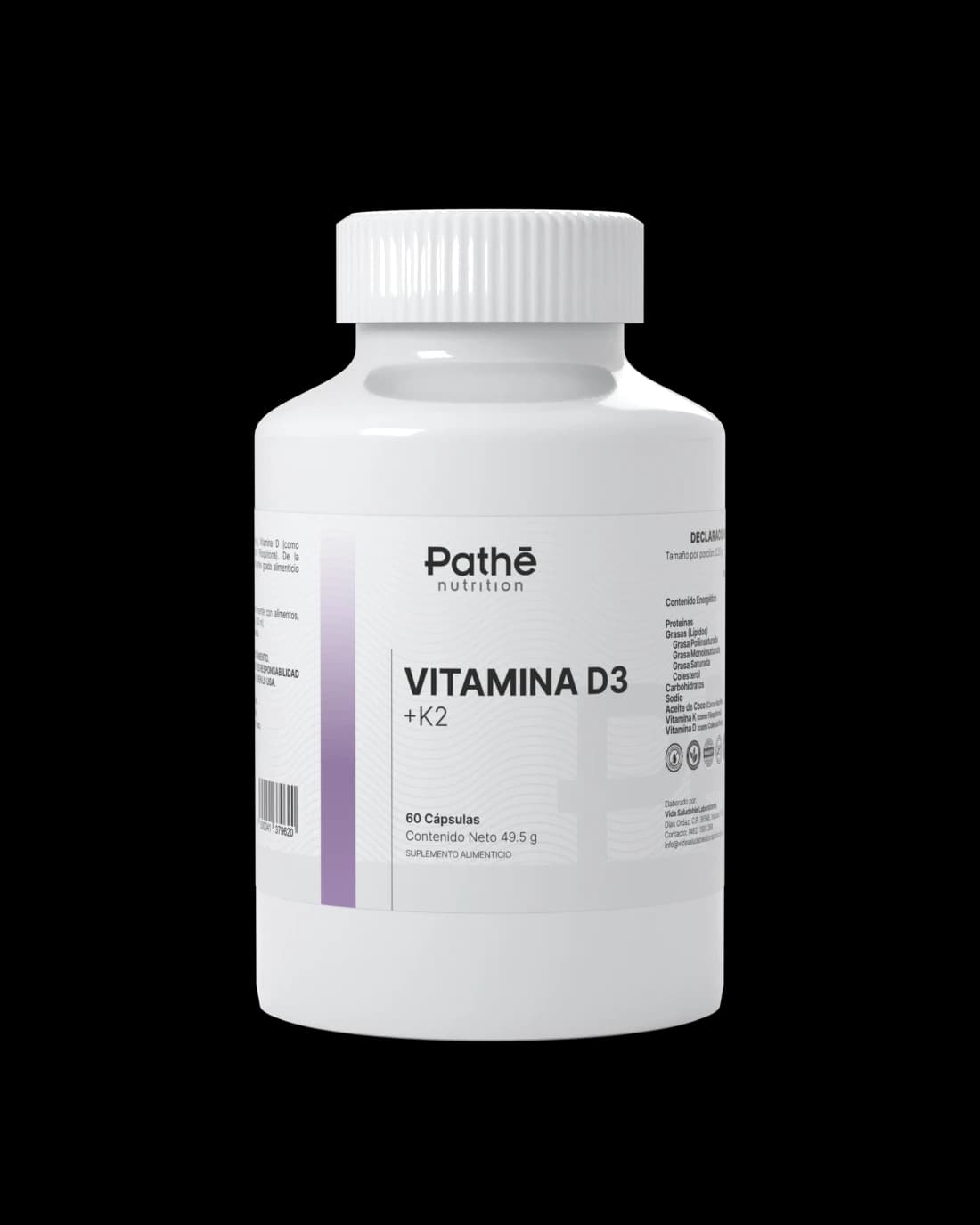 Vitamina D3 + K2 — Vista principal